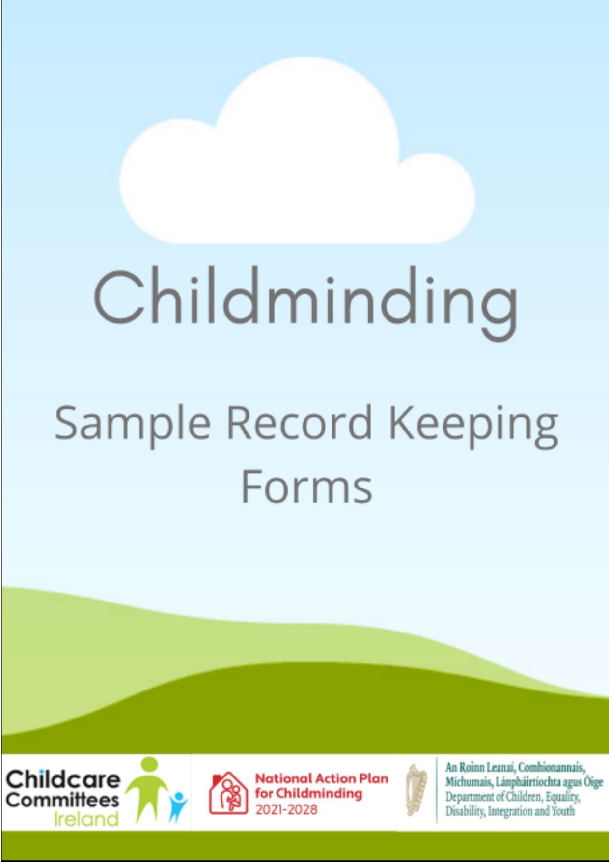 Childminding Sample Record Keeping Forms