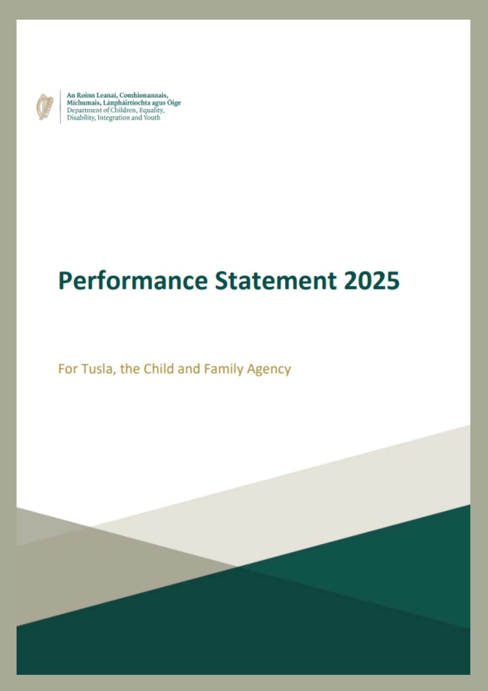 DCEDIYs Performance Statement 2025