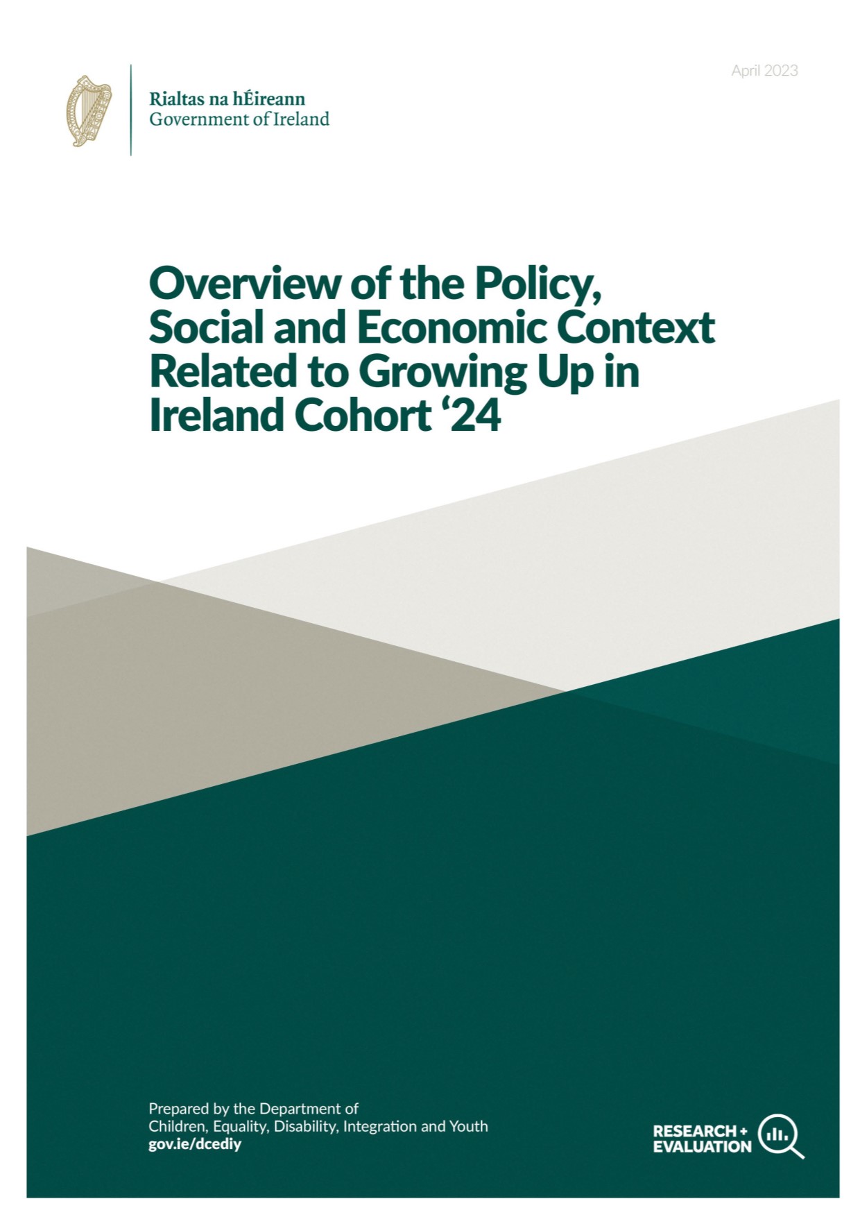 Overview of Policy Social and Economic Context Related to Growing Up in Ireland Cohort 24