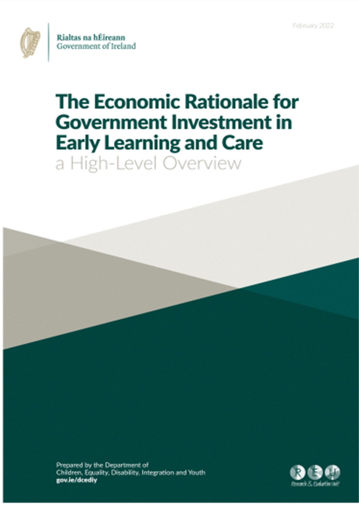The Economic rationale for goveernment investment in early learning and care a high level overview