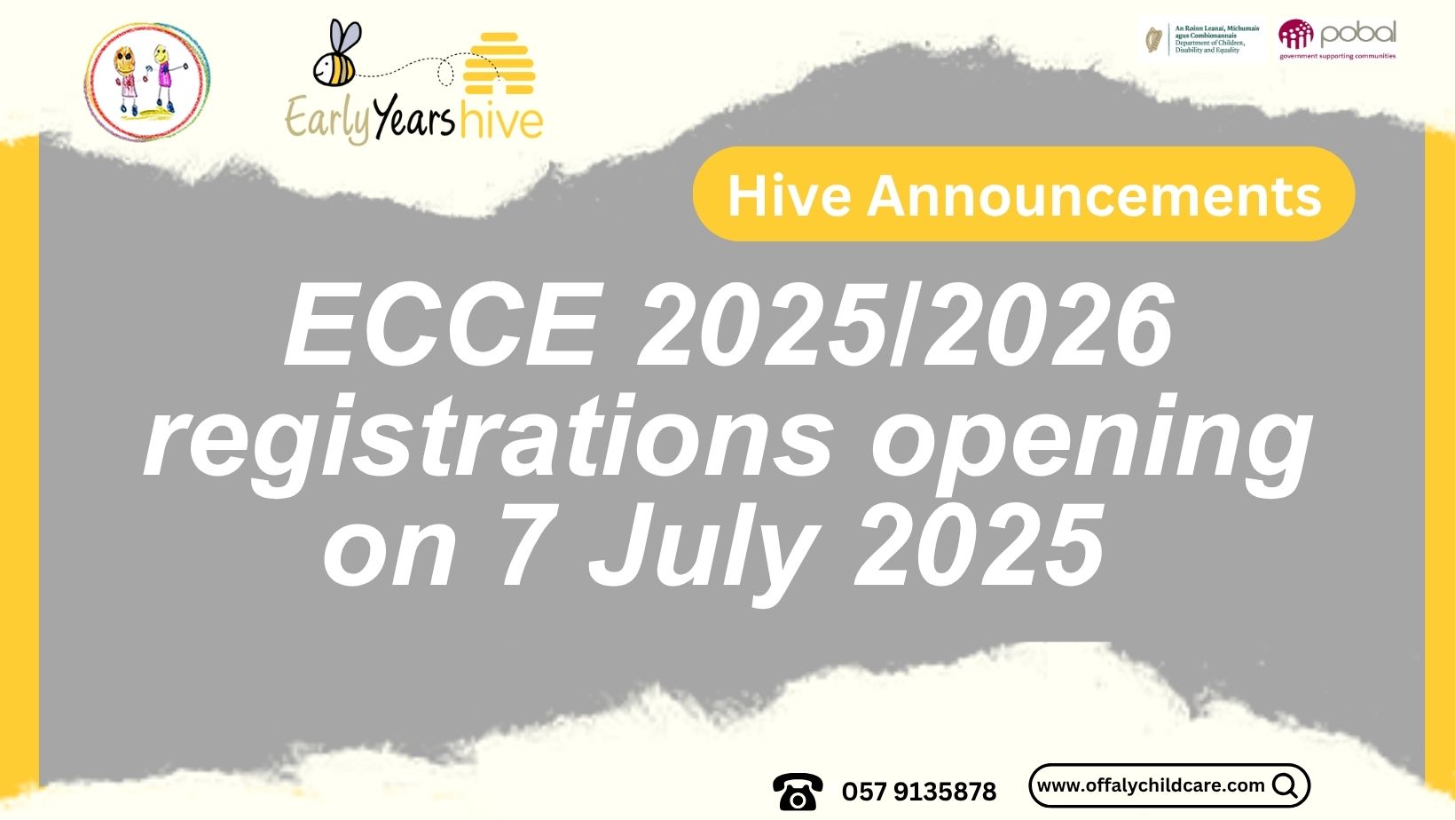 ECCE reg open 7th July FB